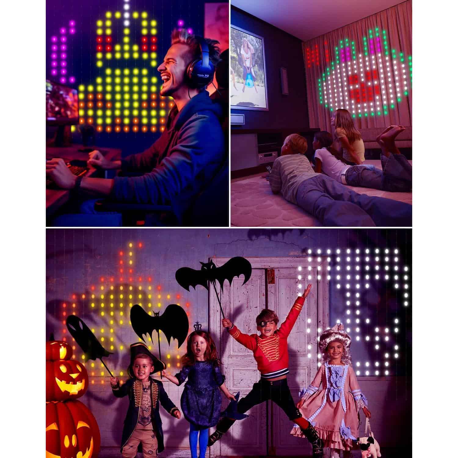 High-quality LED light installation perfect for entertainment, parties, and events at Monalisa Medical Store.