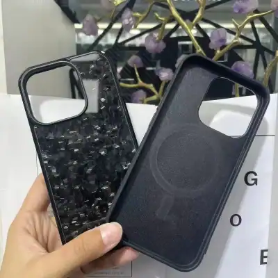 Stylish black phone cases with gem and textured designs for iPhone models. Durable, fashionable, and perfect for everyday use, offering protection and aesthetic appeal.