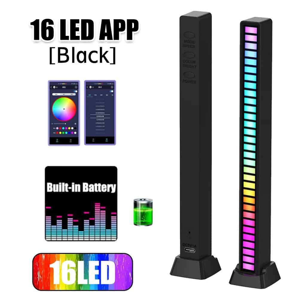 16 LED APP - BLACK
