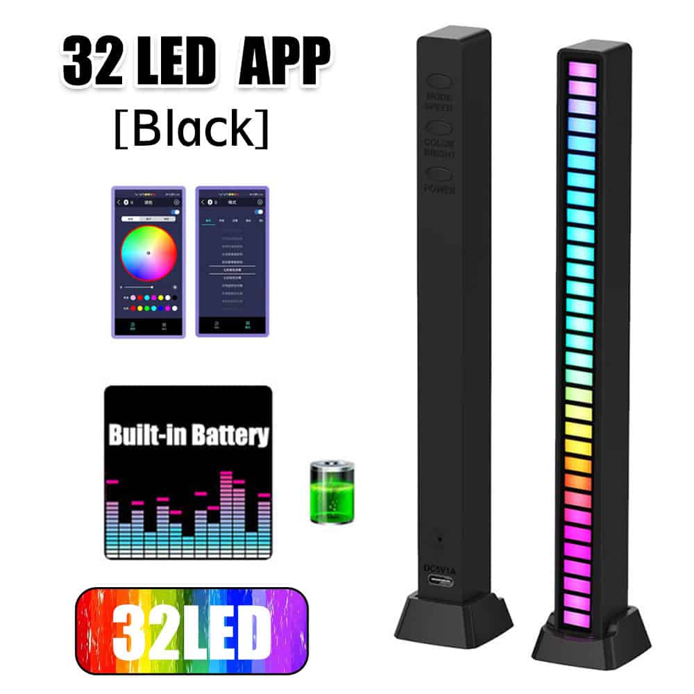 32 LED APP- BLACK