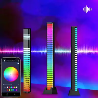 Stylish LED luminance display for home or parties.