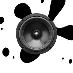 High-quality black speaker for audio entertainment and home theater systems. Perfect for clear sound and deep bass, ideal for audio lovers seeking premium sound quality at Monalisa Store.