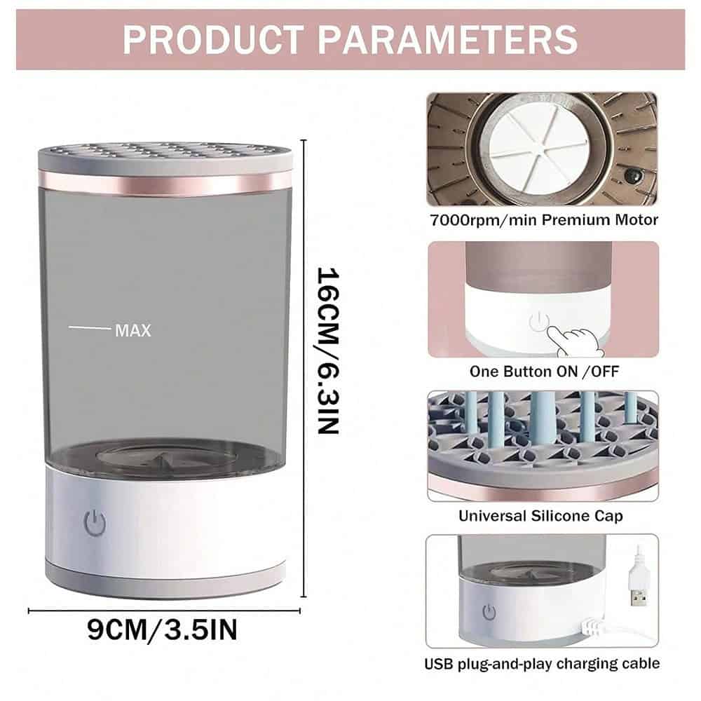Discover the power of UV sterilization with Monalisa Store's air sterilizer featuring a 7000rpm premium motor, one-touch operation, universal silicone cap, and USB charging for a clean, germ-free environment.