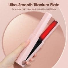 High heat resistant titanium eye care plate with sleek design, ideal for eye treatment, facial therapy, and beauty routines. Compact and easy to use.