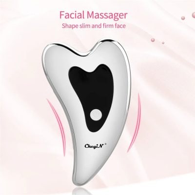 Portable facial massager for skin tightening and face slimming using gentle vibrations. Innovative beauty device promotes a firm, toned, and refreshed appearance. Perfect for skincare routines.