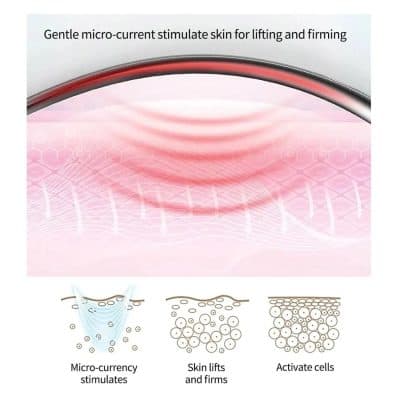 Optical microcurrent therapy for skin lifting and firming. Enhances skin elasticity, stimulates cell renewal, and reduces signs of aging around the eyes. Perfect for healthy, youthful eye area.
