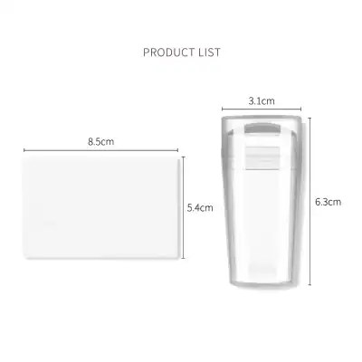 A clear, sleek cosmetic container with precise measurements, perfect for storing skincare products. Durable and stylish for beauty experts and enthusiasts.