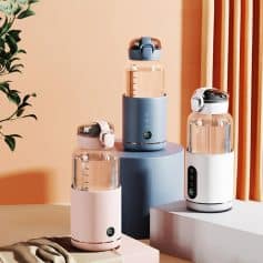 Stylish reusable water bottles with built-in timers and temperature control, perfect for daily use and staying hydrated, available at Monalisa Store.