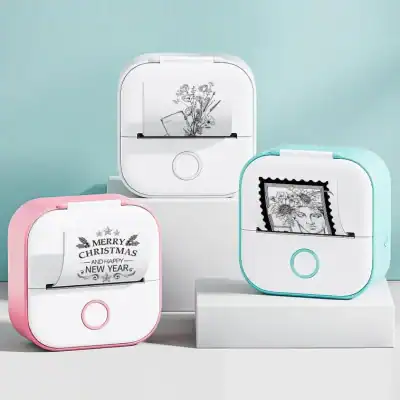 Compact photo printer for creating personalized gifts, crafts, and memories. Perfect for printing photos directly from mobile devices with ease and convenience.