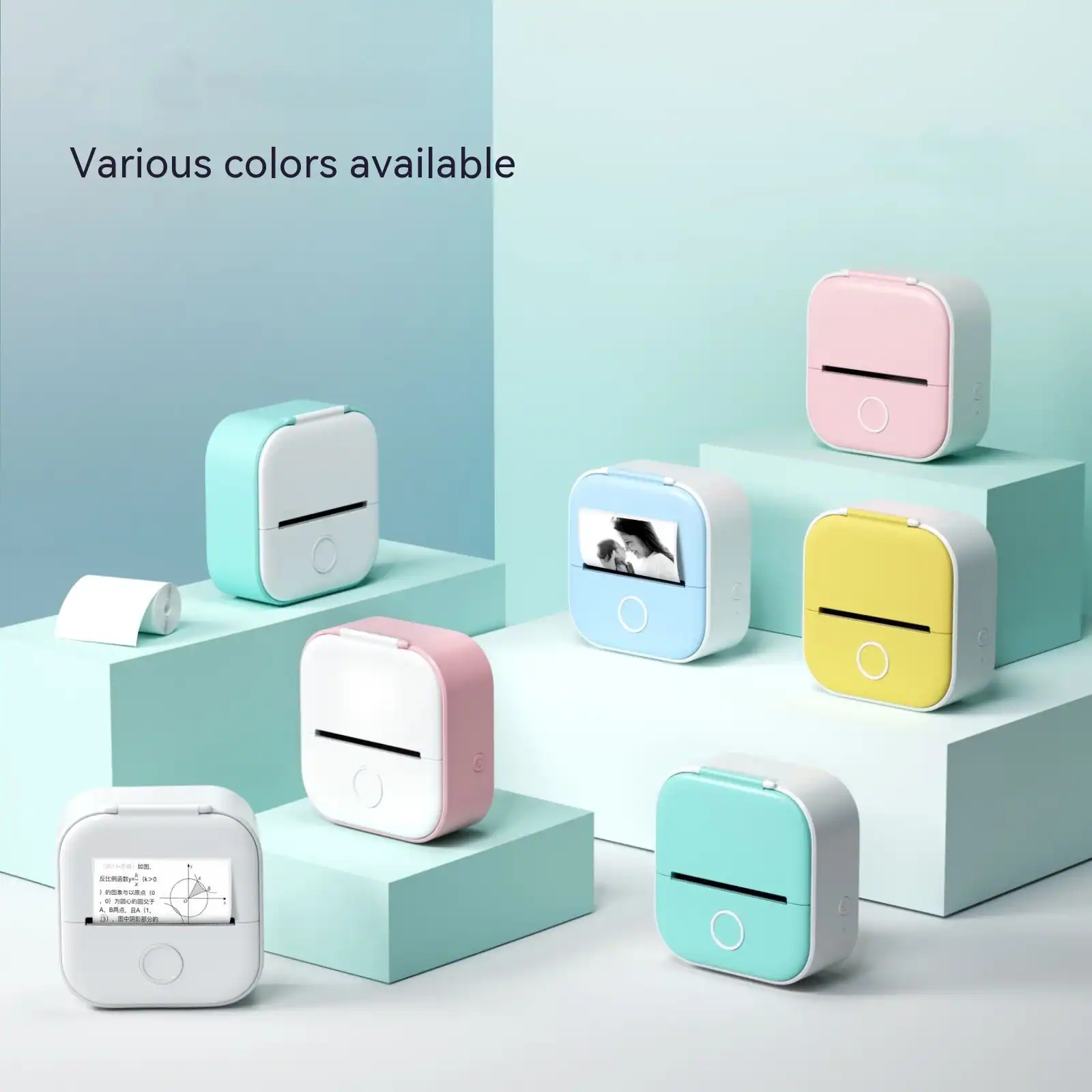 Vivid, multi-colored eye test devices with screens, ideal for optometry clinics, emphasizing modern eye care technology and style options for vision assessment tools.