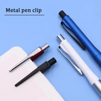 A close-up of metallic pen clip holders for medical, cosmetic, and beauty professionals. Durable, sleek design ideal for organizing pens, markers, and tools in clinics or salons.