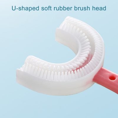 Soft rubber toothbrush head designed for gentle dental cleaning and oral hygiene, suitable for all ages, ergonomic for comfortable use, ideal for effective plaque removal.