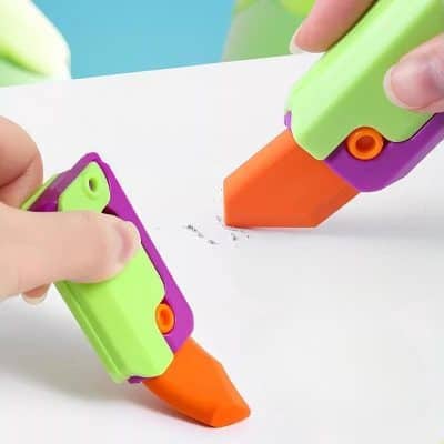Colorful highlighter pens for office or school use, featuring orange, purple, and green ink for vivid highlighting and marking. Perfect for teachers, students, and professionals.