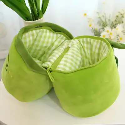 Bright green baby diaper bag with checkered interior, multiple compartments, and zipper closure for convenient baby essentials storage. Designed for parents on the go.