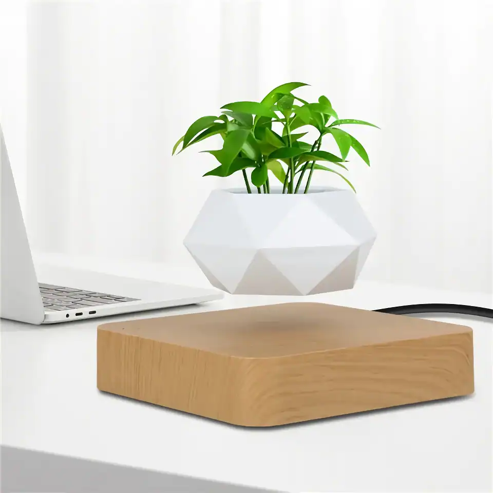 Magnetic Levitation Bonsai Pot - Floating Rotation Plant Holder - Image 7