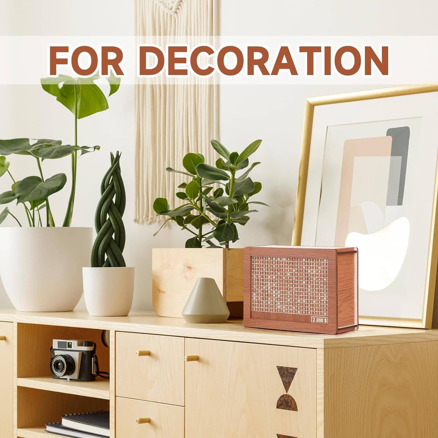 Wooden Money Bank with Smart Savings Counter - Image 5