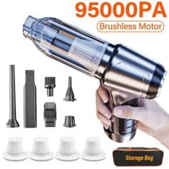 Alternative view of High-Power Handheld Wireless Car Vacuum Cleaner with Dual Suction Modes