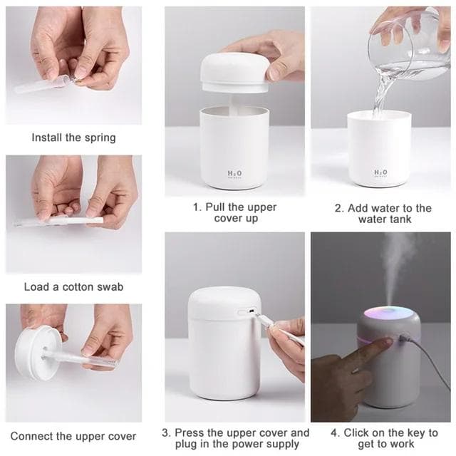 Portable Mini USB Cool Mist Humidifier - Image 6
