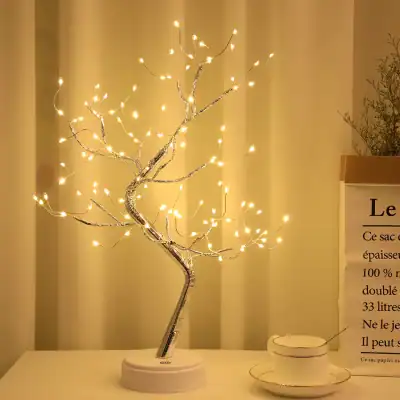 Alternative view of 108 LED Fairy Light Spirit Bonsai Tree Night Lamp