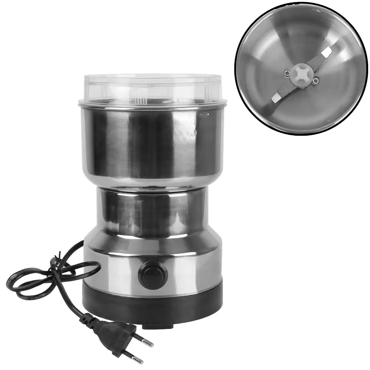 Electric Coffee and Spice Grinder - Multifunctional Kitchen Machine for Nuts, Beans, and Grains - Image 11