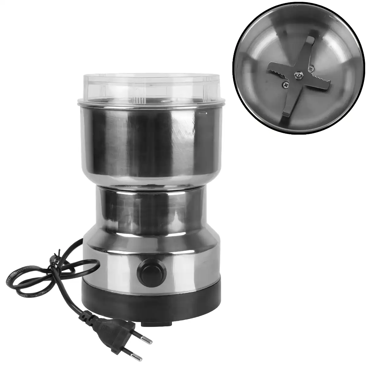 Electric Coffee and Spice Grinder - Multifunctional Kitchen Machine for Nuts, Beans, and Grains - Image 10