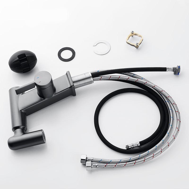 Grey Multifunctional Pull Out Basin Faucet - Image 7