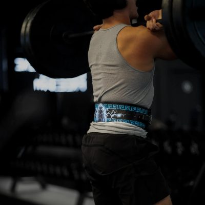 Alternative view of Leather Weightlifting Belt for Enhanced Back Support and Power