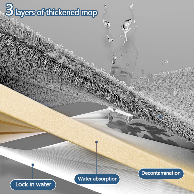 Magic Hands-Free Flat Mop and Bucket Set - Image 6