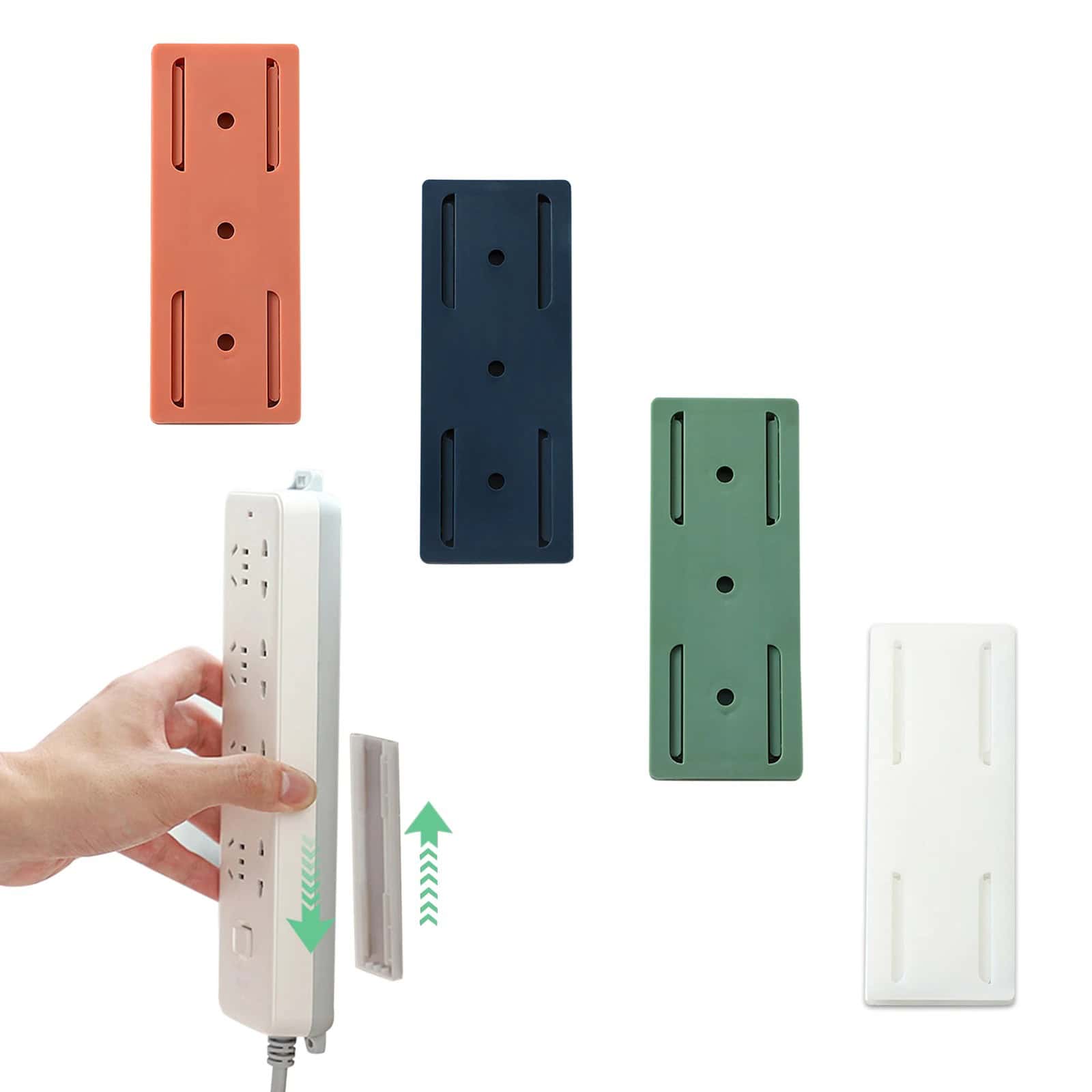 Seamless Wall-Mounted Power Strip and Cable Organizer - Image 5