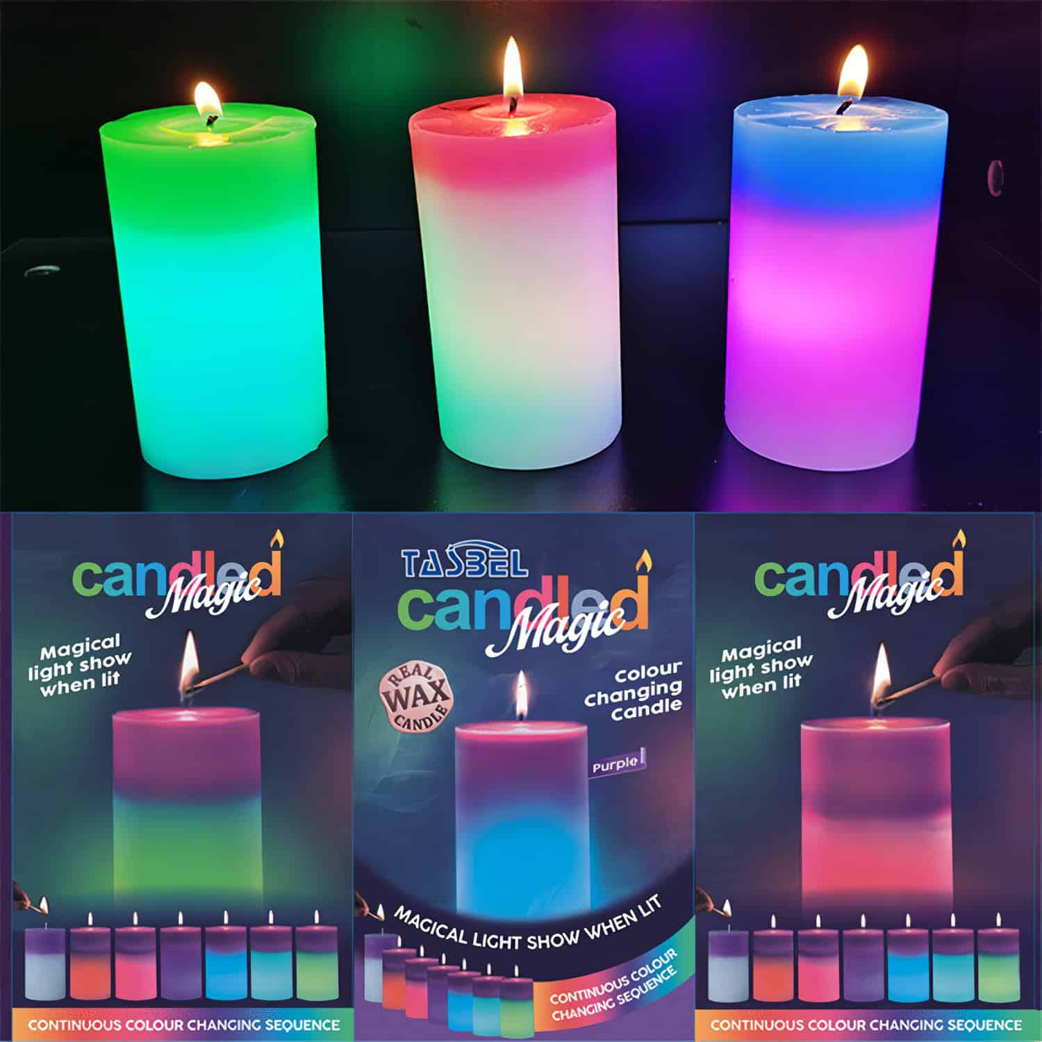 Color Changing LED Wax Candles - Image 5