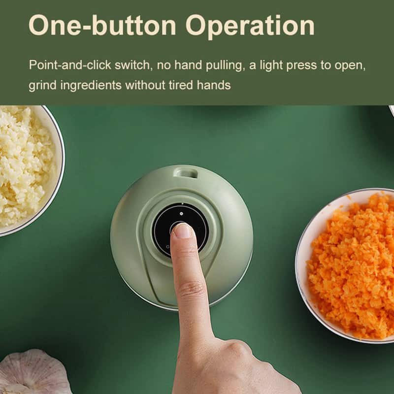 USB Rechargeable Mini Electric Garlic and Food Chopper - Image 3