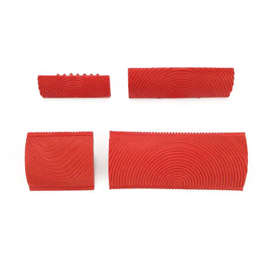 DIY Wood Graining Rubber Roller Set for Wall Painting and Home Decoration - Image 7