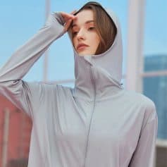 High-quality women's hoodie with hood, perfect for activewear, outdoor sports, jogging, and casual gym wear from Monalisa Store.