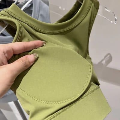 Comfortable lime green athleisure clothing for women.