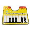 Bright yellow portable toy with piano keys, designed for kids' entertainment and learning in a fun, musical format. Perfect for early childhood development and colorful toys.