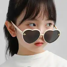 Alternative view of Kids' Heart-Shaped Retro Sunglasses