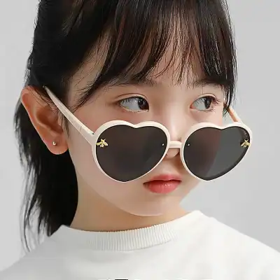 Alternative view of Kids' Heart-Shaped Retro Sunglasses