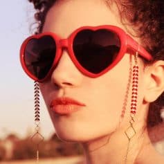 Heart-Shaped Light Transforming Sunglasses