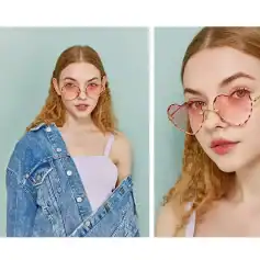 Elegant pink patterned eyeglasses for women, stylish accessories at Monalisa Store. Perfect for a chic and trendy look to enhance your optical style and vision.