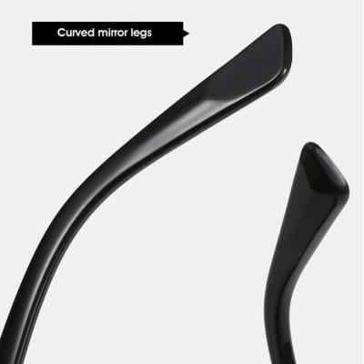 High-quality curved mirror legs for stylish eyeglasses, providing comfort and modern design. Perfect for optical frames and eyewear accessories available at Monalisa Store.
