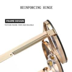 Stylish and durable glasses with reinforced hinge for optimal fit, comfort, and longevity. Perfect for those seeking quality optical frames at Mona Lisa Store.