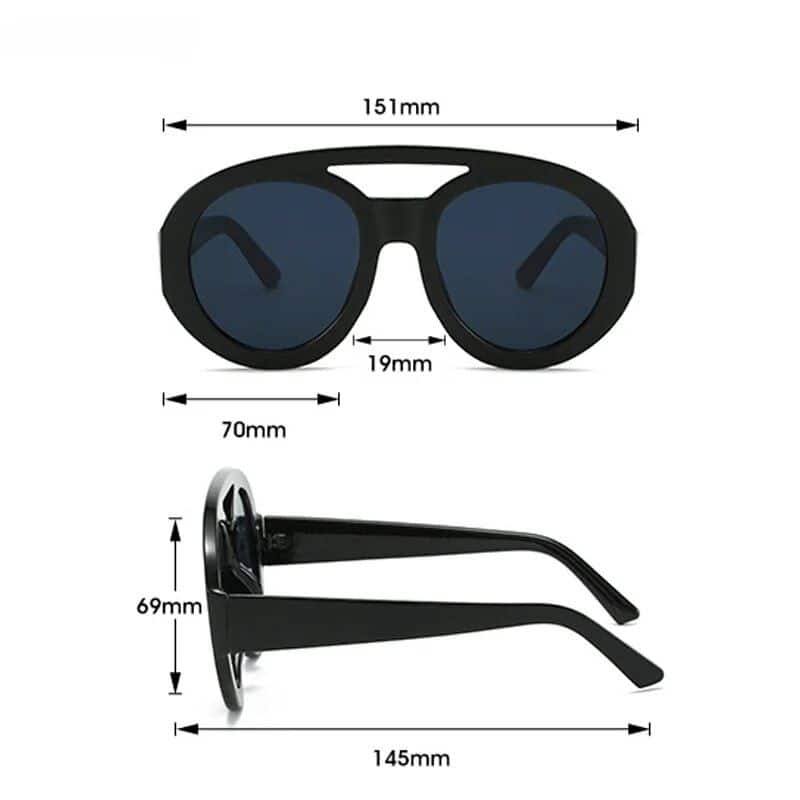 Comfortable polarized sunglasses for UV protection and style.