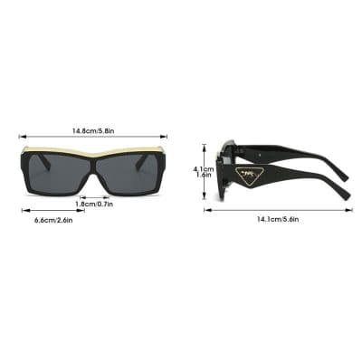 High-quality black sunglasses with UV protection, featuring a stylish design and durable frame. Perfect for UV protection and enhancing your fashion statement.