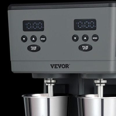 Advanced industrial mixer with digital controls for precise blending and mixing in food or beverage production. Perfect for professional kitchens and manufacturing facilities.