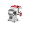 Commercial stainless steel meat grinder for grinding beef, pork, and other meats efficiently. Perfect for butcher shops, restaurants, and home use. Heavy-duty and easy to operate.