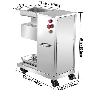 Stainless steel medical ice machine for healthcare use, compact design, with wheels for mobility, perfect for hospitals, clinics, and medical facilities requiring reliable ice production.