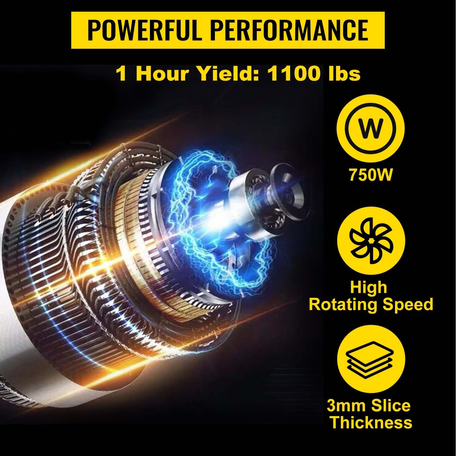High-performance motor showcasing electric sparks and advanced technology.