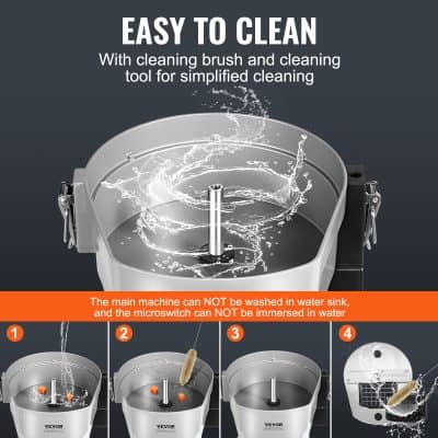 Optical lens cleaning machine with brush and tool for precise and hygienic optical lens disinfection, suitable for opticians and eyewear stores.