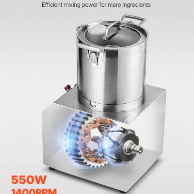 High-quality stainless steel commercial mixing bowl with easy one-button operation for efficient food preparation. Perfect for professional kitchens and catering.