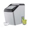 Compact ice maker machine for fast and efficient ice production, ideal for home, office, and salon use. Modern design with easy controls ensures quick ice making with minimal effort.